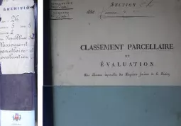 Il volume dell'archivio storico comunale da cui si evince la proprietà comunale